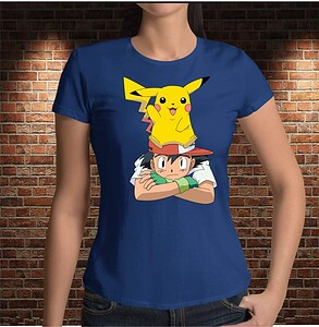 Camiseta Ash y Pika. 2 – Imagen de producto