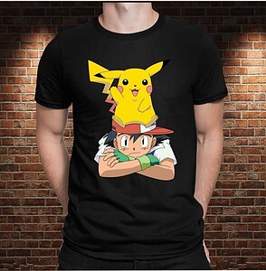 Camiseta Ash y Pika. 2 – Imagen de producto
