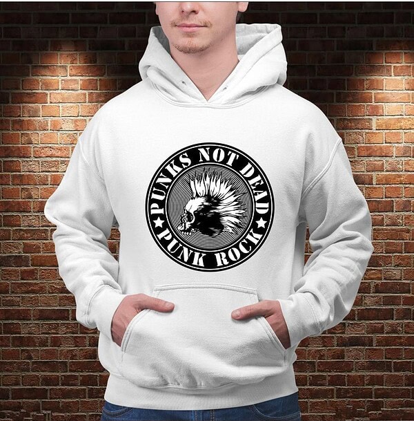 Sudadera Punks Not Dead - Imagen 5