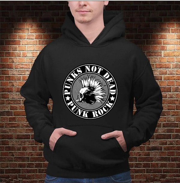 Sudadera Punks Not Dead - Imagen 3