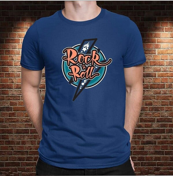 Camiseta Rock and Roll