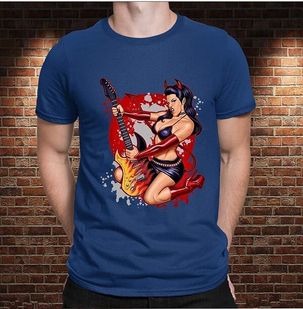 Camiseta Mujer Rockera - Imagen 8