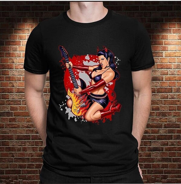Camiseta Mujer Rockera - Imagen 9