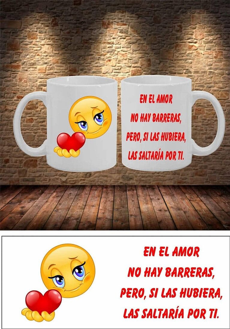 Taza Emoji love – Imagen de producto