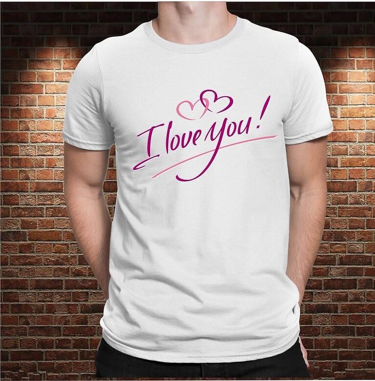 Camiseta I Love you – Imagen de producto