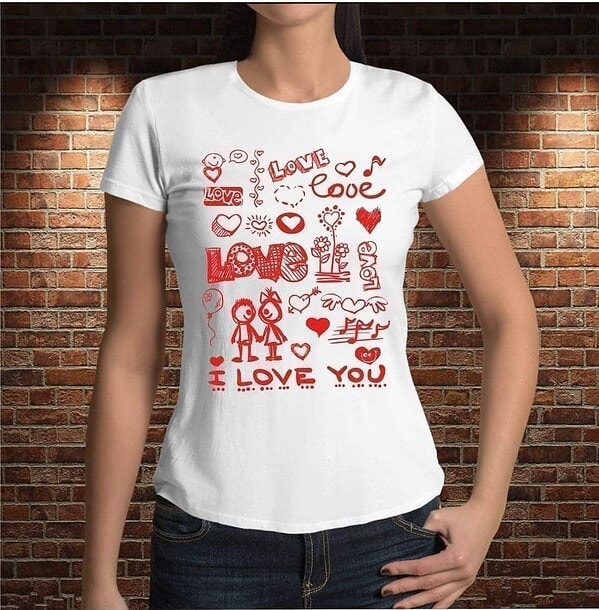 Camiseta Love love - Imagen 2
