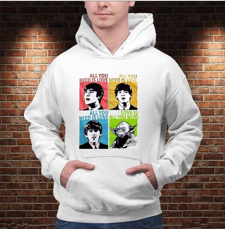 Sudadera All You Need Is Love – Imagen de producto