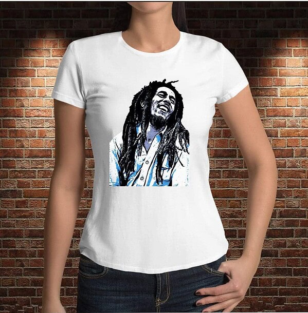 Camiseta Reggae B/N - Imagen 2