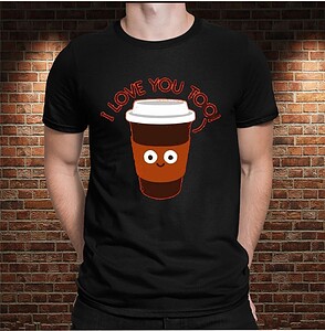 Camiseta Coffee, I Love You Too – Imagen de producto