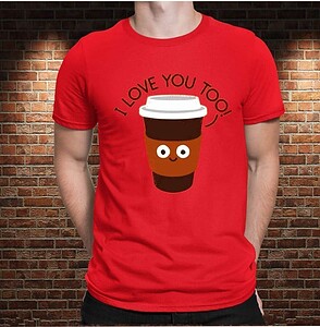 Camiseta Coffee, I Love You Too – Imagen de producto