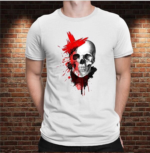 Camiseta Calavera Red - Imagen 3