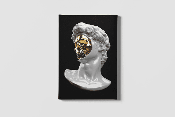 Lienzo Escultura Hipster 4