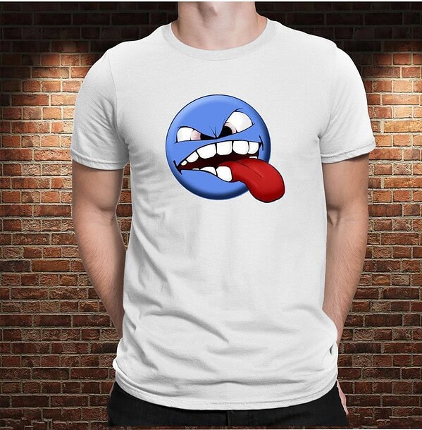 Camiseta Cara Azul - Imagen 2