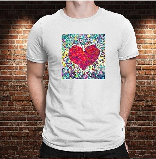 Camiseta Corazón Art
