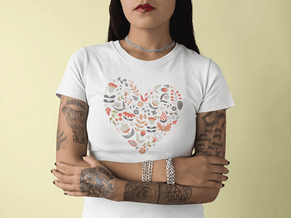Camiseta Flower Heart - Imagen 3