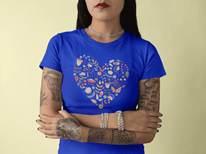 Camiseta Flower Heart – Imagen de producto