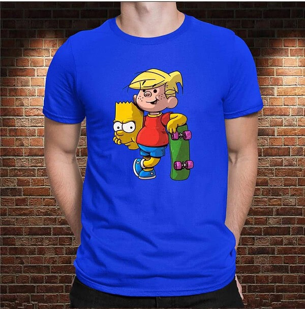 Camiseta Personajes Dani vs Bart - Imagen 2