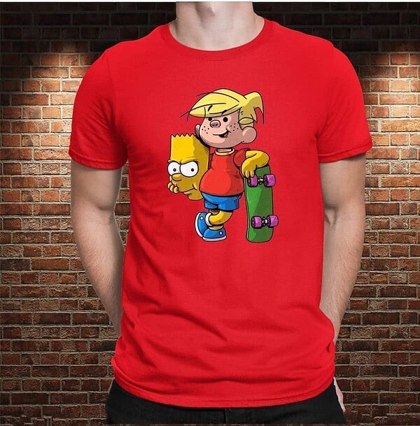 Camiseta Personajes Dani vs Bart - Imagen 3