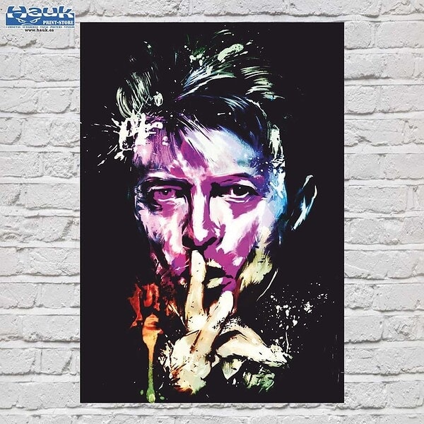 Póster Cantante colores