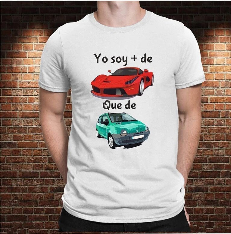 Camiseta Yo soy + de Ferrari que de Twingo – Imagen de producto