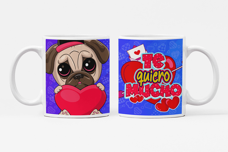 Taza Te Quiero Mucho Perrito – Imagen de producto