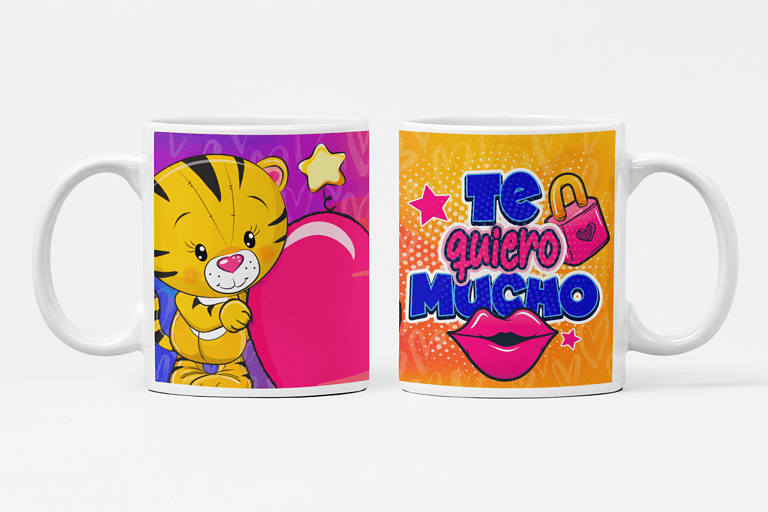 Taza Te Quiero Mucho Tigre – Imagen de producto