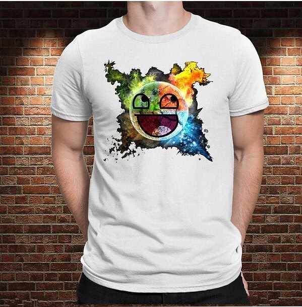 Camiseta Emoticono Color