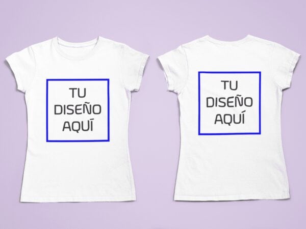 Camiseta Personalizada m/c Mujer