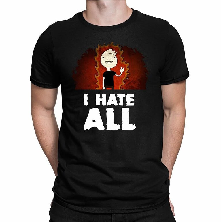 Camiseta I Hate All – Imagen de producto