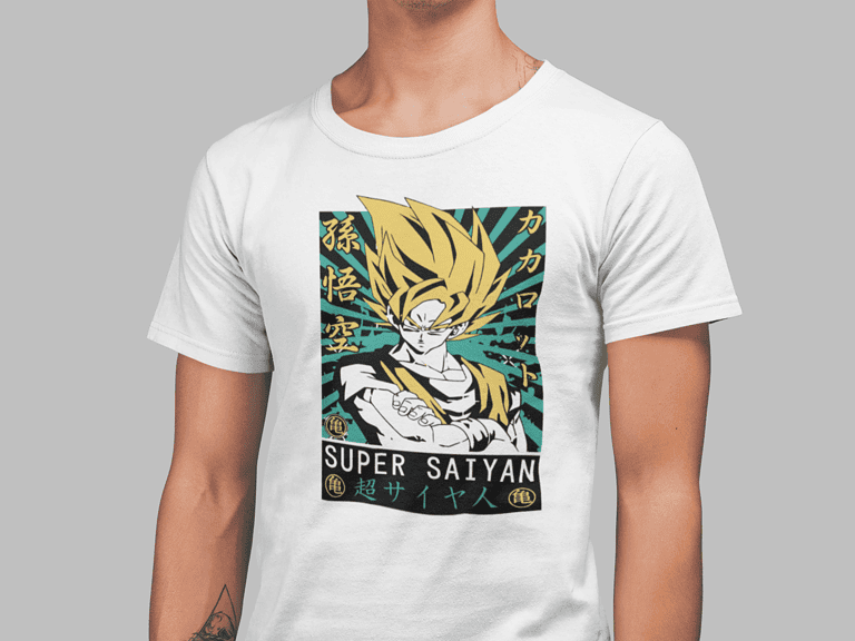 Camiseta Saiyan – Imagen de producto