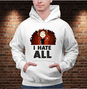 Sudadera I Hate All – Imagen de producto