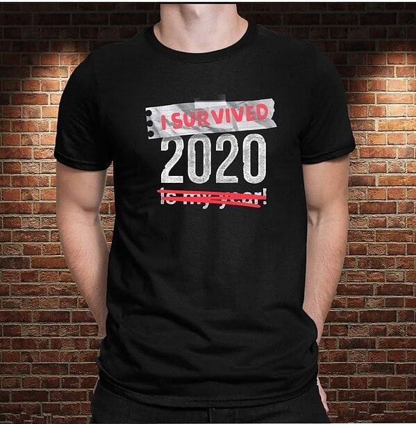 Camiseta I Survived 2020