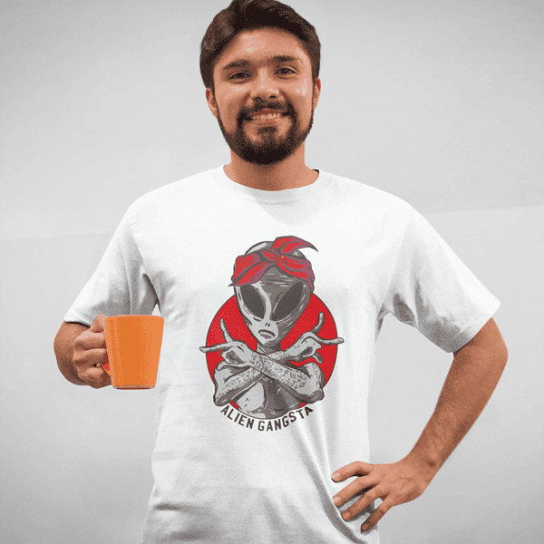 Camiseta Alien Gangsta