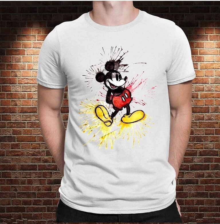 Camiseta Ratón Vintage Color – Imagen de producto