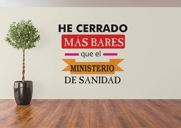 Vinilo He Cerrado Más Bares...