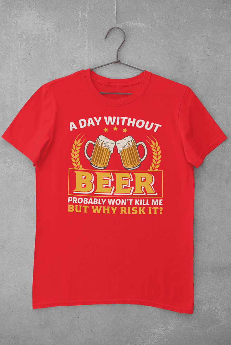 Camiseta Frase Cerveza 2 – Imagen de producto