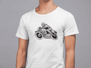 Camiseta Letters Moto – Imagen de producto