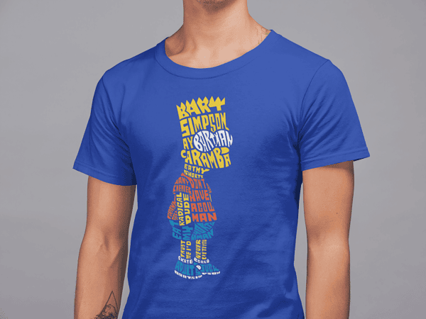 Camiseta Letters B. Simp.