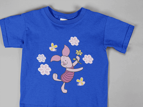 Camiseta Cerdito Flores