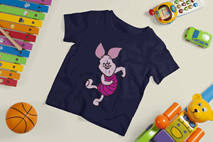 Camiseta Cerdito Feliz – Imagen de producto