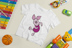 Camiseta Cerdito Feliz – Imagen de producto
