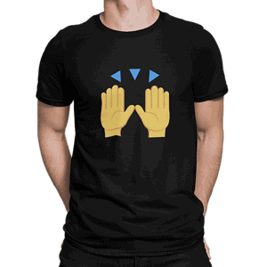 Camiseta Emoji Manos – Imagen de producto