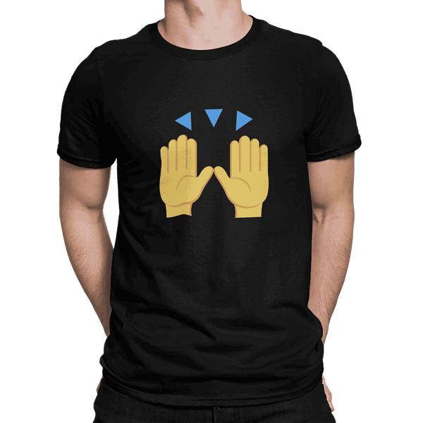 Camiseta Emoji Manos