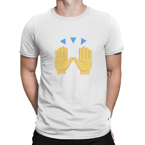 Camiseta Emoji Manos - Imagen 3