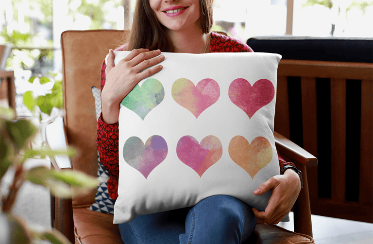 Cojín Corazones 2.0 – Imagen de producto