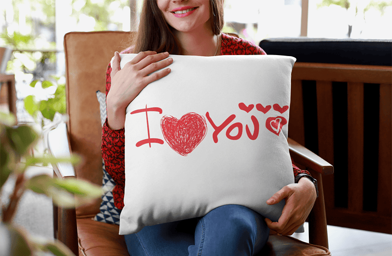 Cojín I Love You 6.0 – Imagen de producto