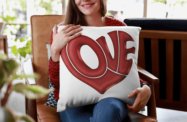 Cojín Corazón LOVE