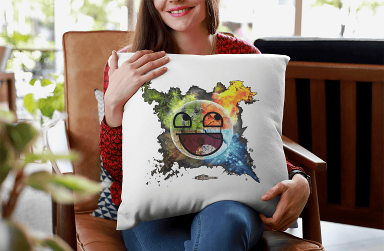 Cojín Emoji colores – Imagen de producto
