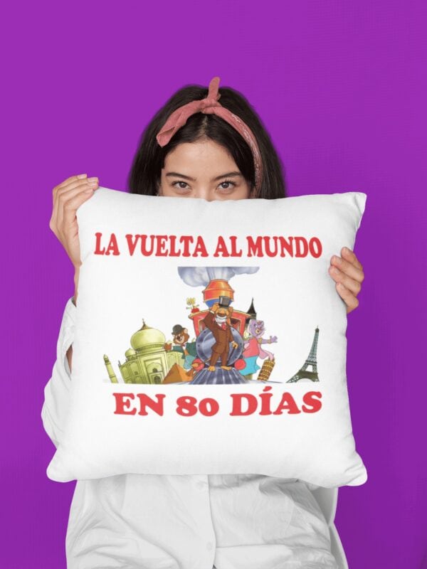 Cojín Vuelta al Mundo