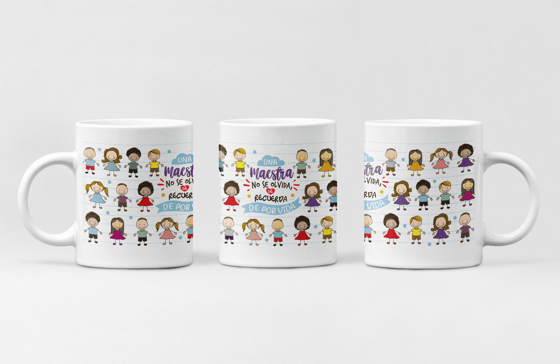 Taza 'Una maestra no se olvida se recuerda de por vida